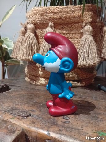 RARE ! POUET Schtroumpfs peyo 1983 / 14,5 cm de haut EUR 30,00
