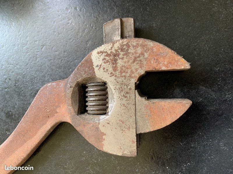 Clé à Molette Vintage Snap-on 3/8 Pouce - Fini Chromé - USA