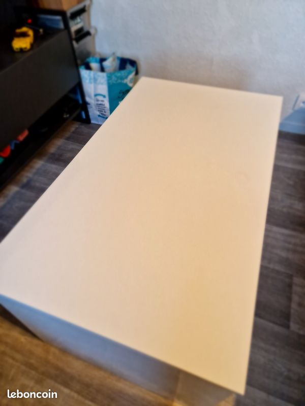 Table basse Woodenart | Blanc | 90 x 52 x 45 cm | Occasion (image 2)