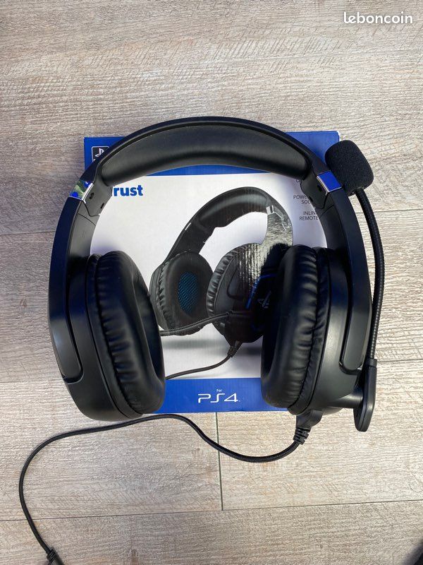 Casque micro filaire Gaming Noir Trust GXT 488 Forze pour PS4/PS5 (image 1)