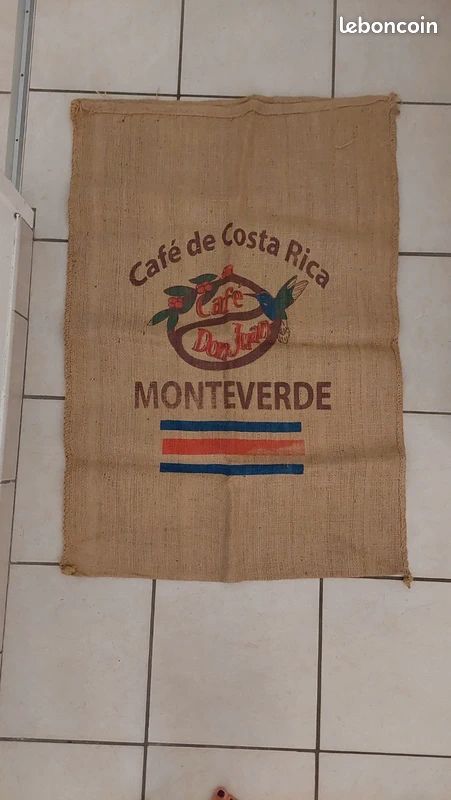 Sac de café en jute Costa Rica Décoration