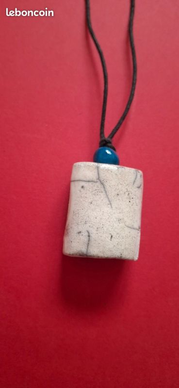 Collier Pendentif Artisanal - Céramique Raku. Envoi OK 👍 (image 3)