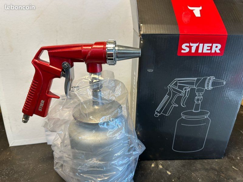 Pistolet de sablage avec réservoir Sitier SSP-1000 (image 1)