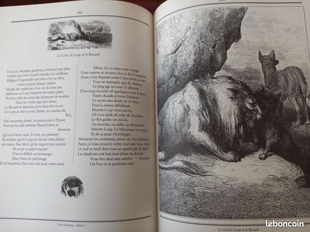 Livre Fables de La Fontaine - Gustave Doré (image 3)
