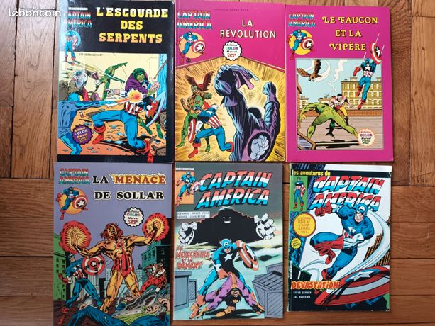 CAPTAIN AMERICA N°08 AREDIT (ARTIMA COLOR) 1980 TBE