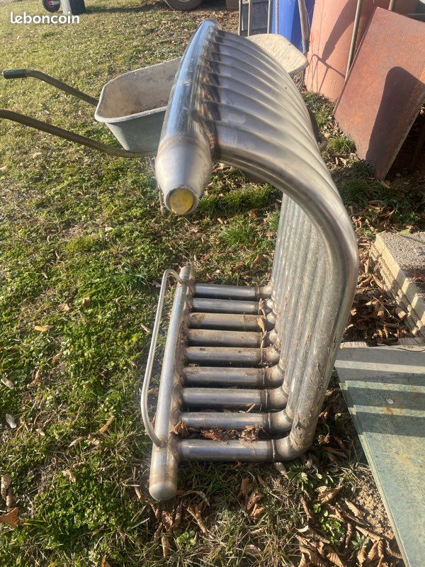 Récupérateur de chaleur à eau pour insert – Inox 3 mm – 70 kg (image 4)