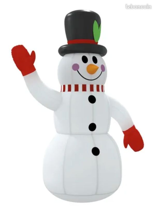 Moule Céramique Donas D-1049 – Bonhomme De Neige 1992 Avec Flocon – Coulée