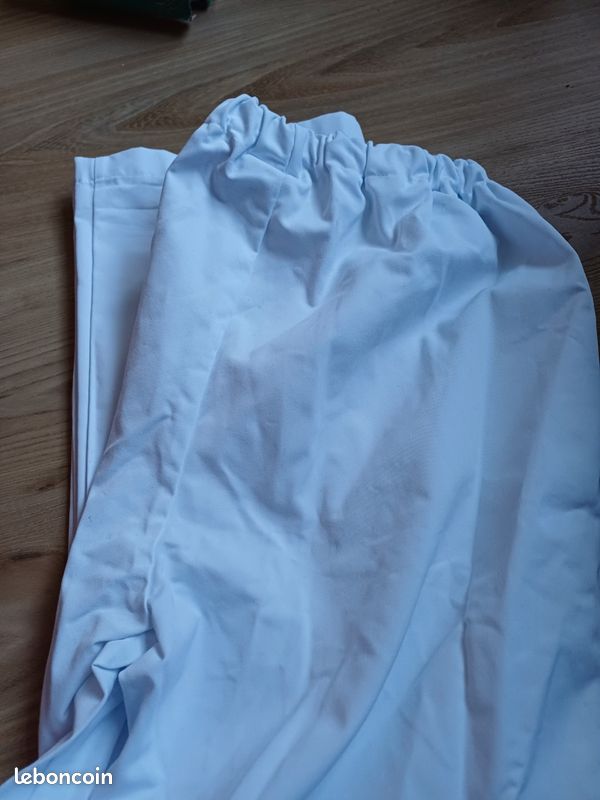Pantalon blanc tenue professionnelle Taille 38 40 (image 4)