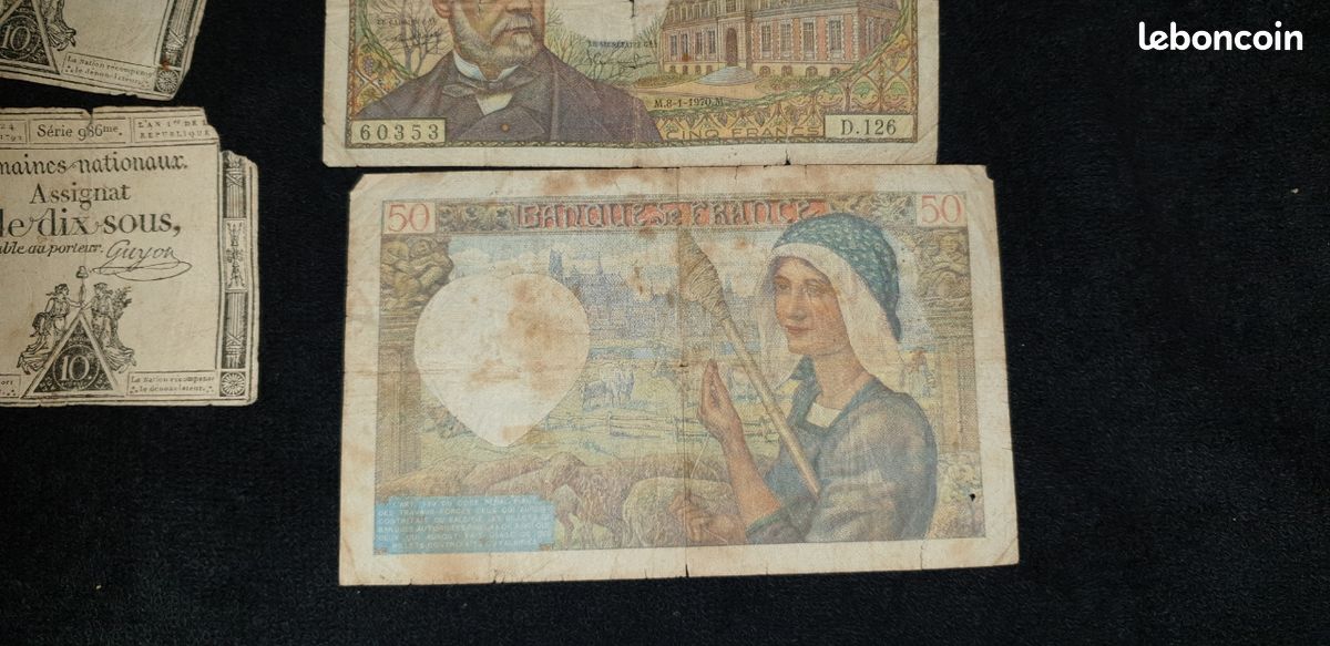Lot billets et assignants françaises (image 9)
