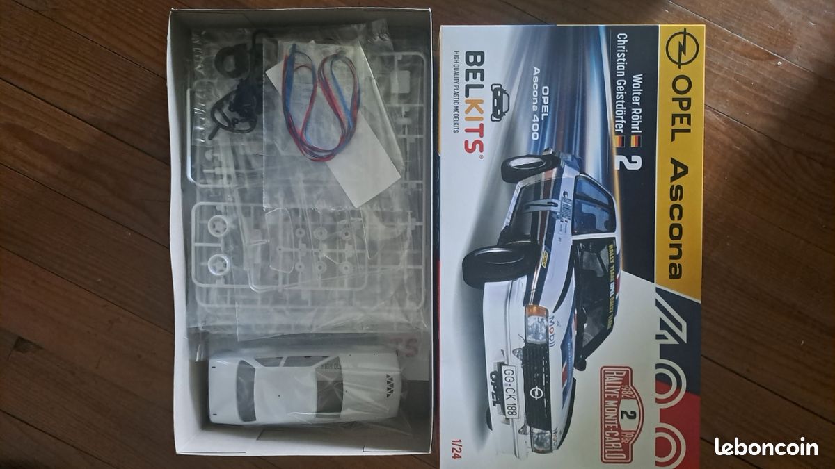 Maquette kit opel ascona 400 belkits 1/24 - Modélisme