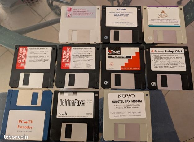 Lot 8 Disquettes 3,5'' Aldus PageMaker 4.0 Pour Windows 3 - Vintage