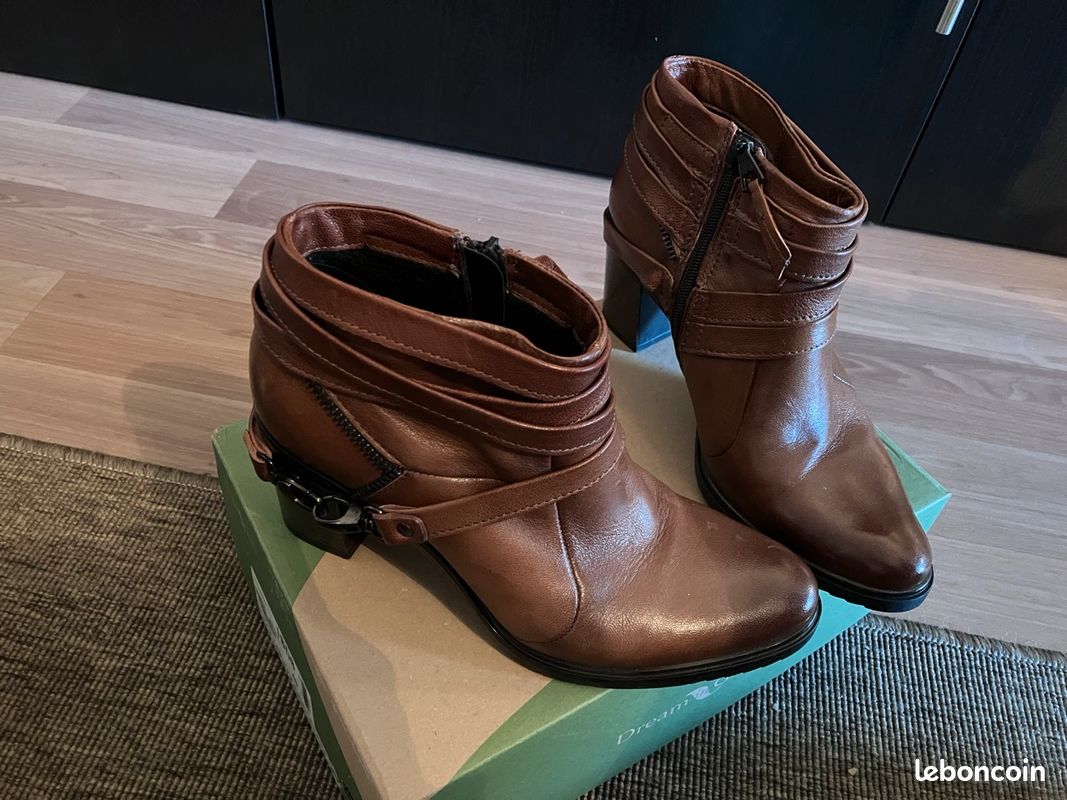 Bottines marron 40 (image 1)