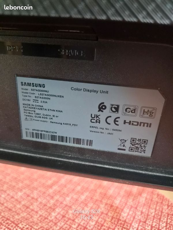 Écran 27 " samsung (image 3)