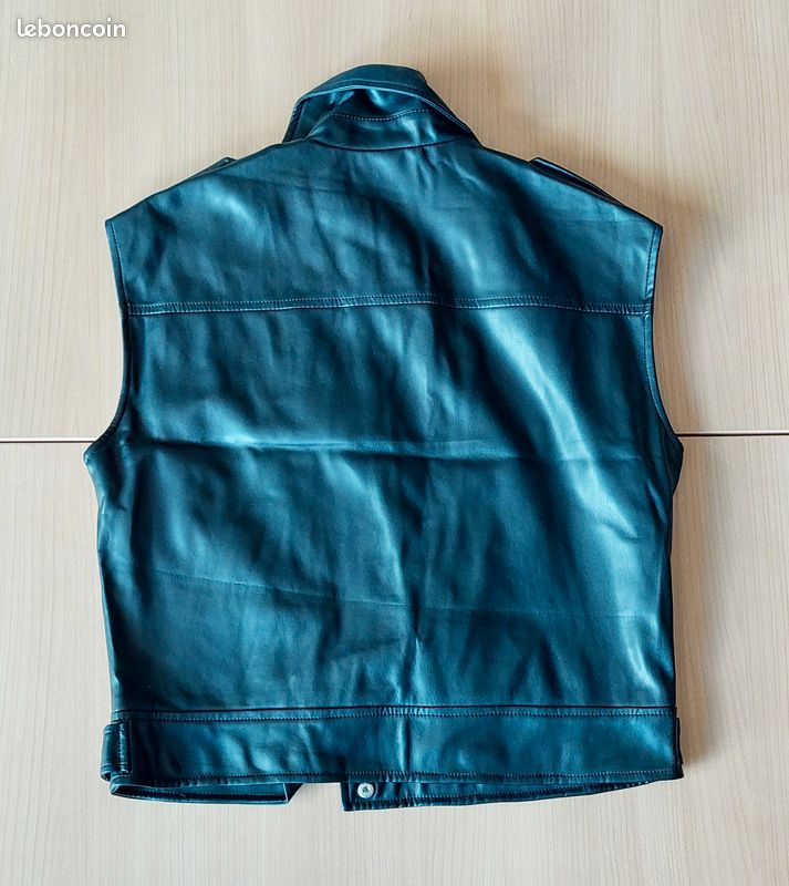 Perfecto sans manche femme taille 40 marque Cache Cache Vêtements