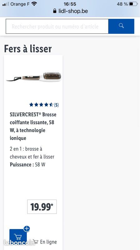Brosse coiffante lissante silvercrest (image 2)
