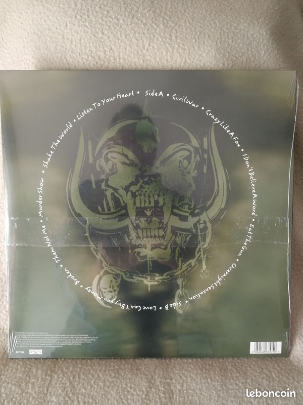 Motorhead - 33t LP Couleur Green Smoke Vinyl - Overnight Sensation - Neuf & Scellé (image 3)
