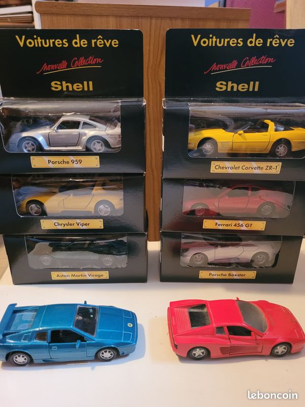 Collection Complète Shell - Voitures De Rêve 1:40 - État Neuf