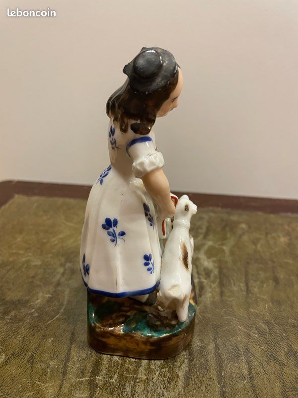 Porte-plume ancien porcelaine Vieux Paris (image 3)