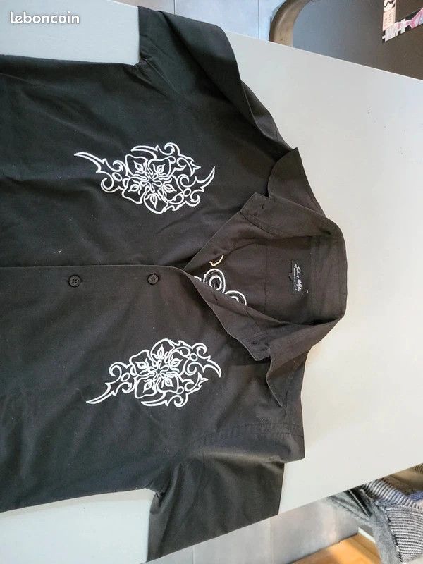 Chemise Johnny Hallyday brodée taille S (image 3)