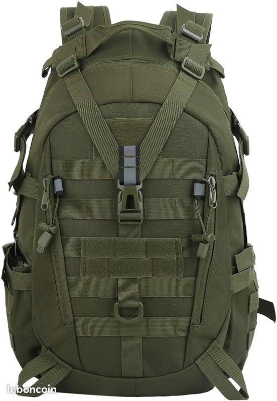 Sac à Dos Militaire Tactique Randonnée Étanche Multifonctionnel Molle Voyage Camping Trekking Vert LIVRAISON OFFERTE (image 1)