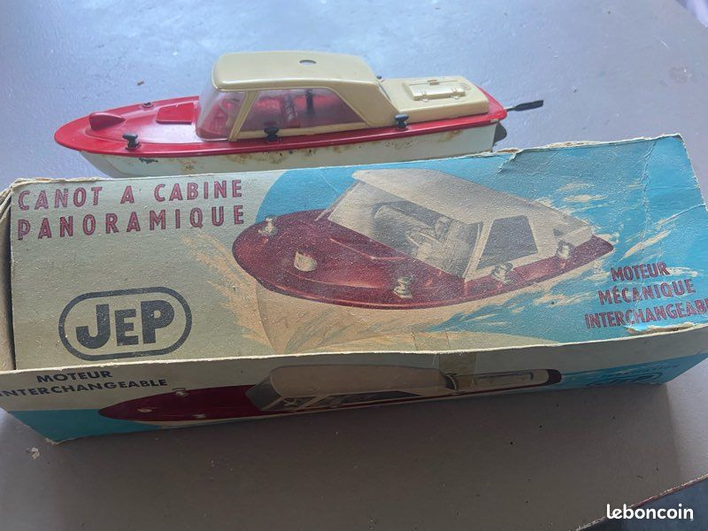 Canot à Moteur JEP N2 Entièrement D'origine - Moteur OK, Hélice à Remplacer