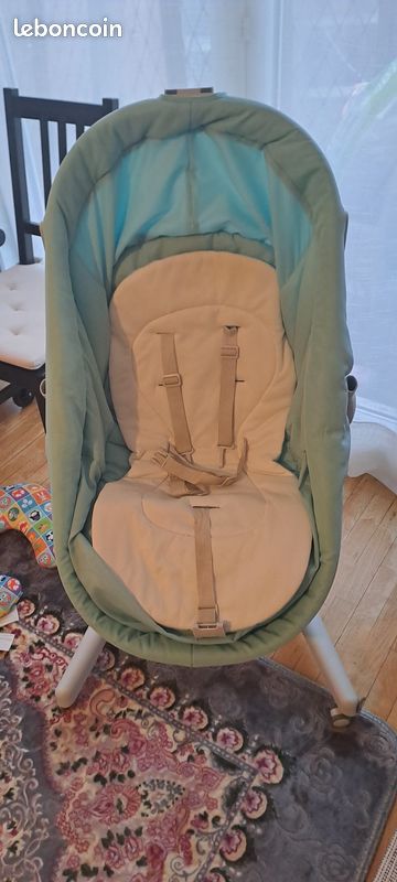 Chicco Baby Hug 4 in 1 Aquarelle + housse + tablette chaise haute (image 1)