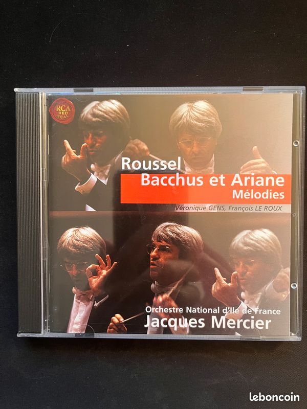 CLASSIQUE – Roussel – Bacchus et Ariane et Mélodies. TBE (image 1)