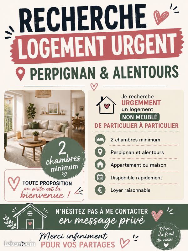 Appartement 3 pièces 50 m² · à Perpignan · 50 m² · 650 €/mois