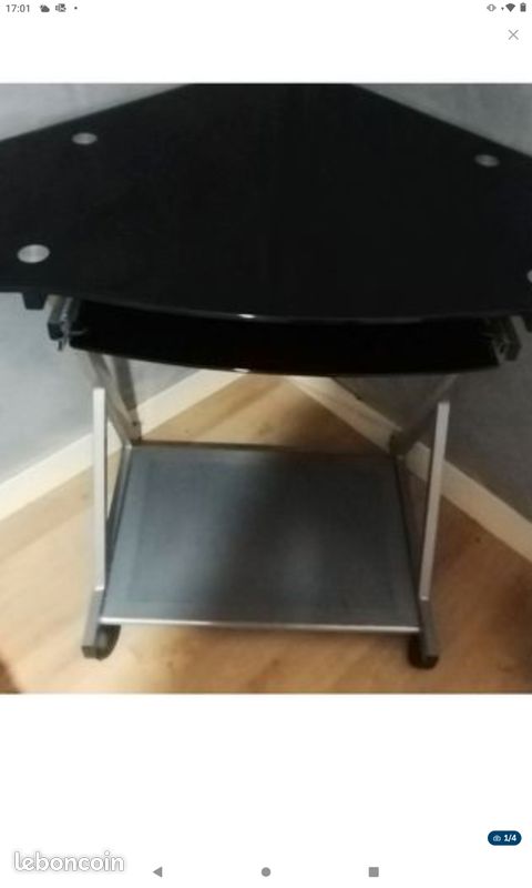 Bureau enfant noir (image 1)