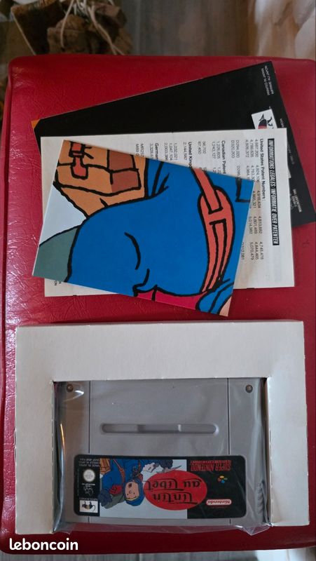 Tintin au Tibet – Super Nintendo SNES – Boîte + notices – PAL FAH (image 7)