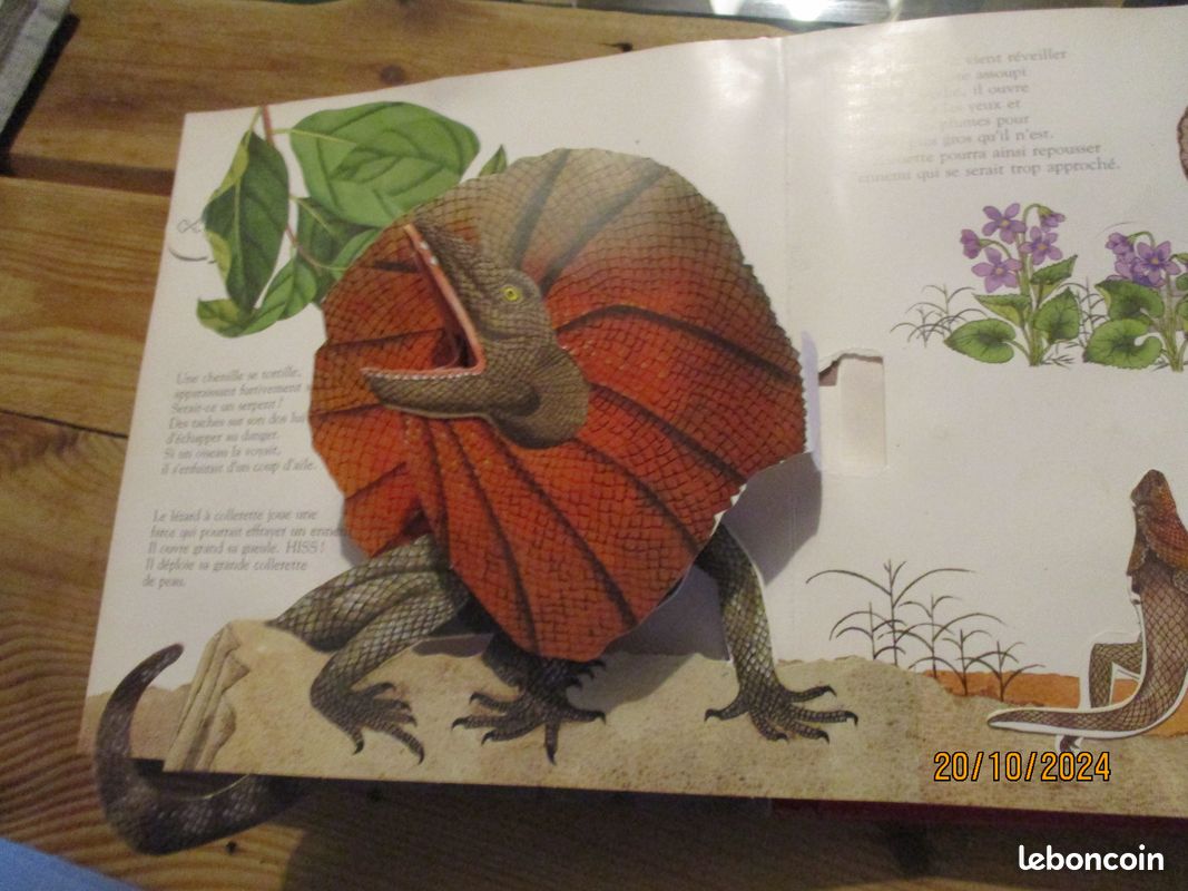 Livre enfant pop'up animé la parade des animaux ( 1992) (PAZ) (image 3)