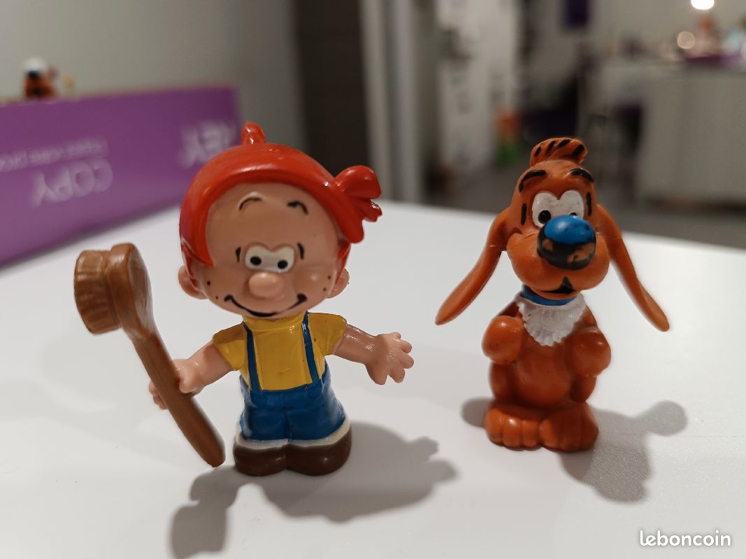 Figurines vintage Boule et Bill le bain (image 1)