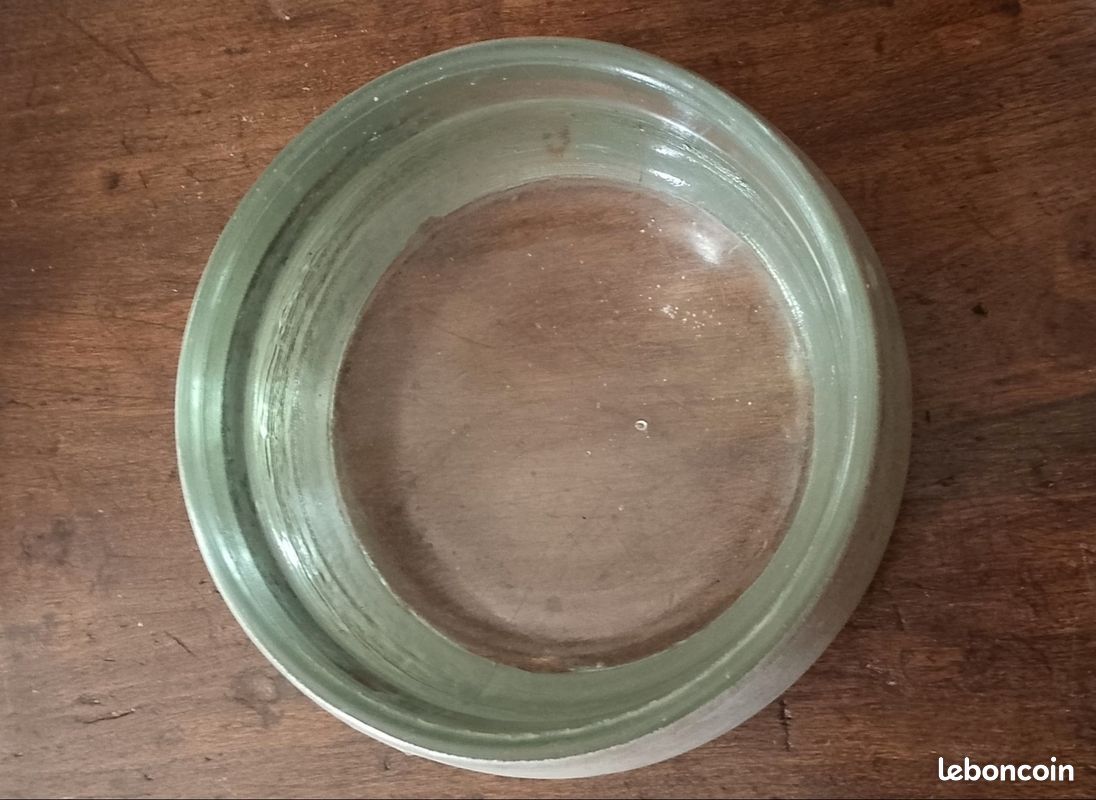 Vide poche en verre épais ancien (image 2)