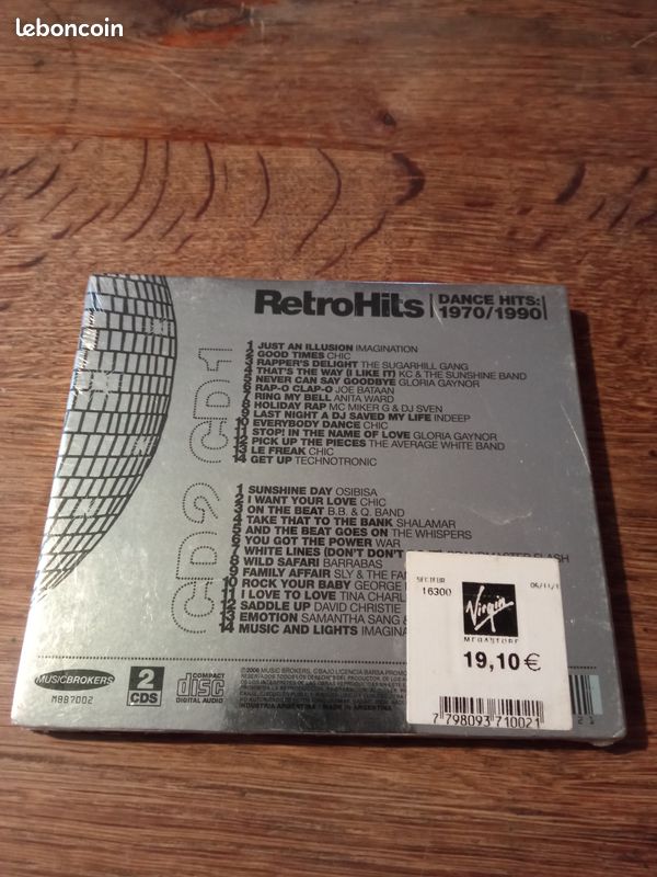 Cd rétro hits 1970/1990 (image 2)