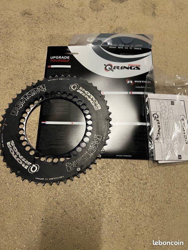 Jeu De Plateaux Rotor Q - 52/34 Dents BCD 110 Pour Vélo Route Et Triathlon - Occasion