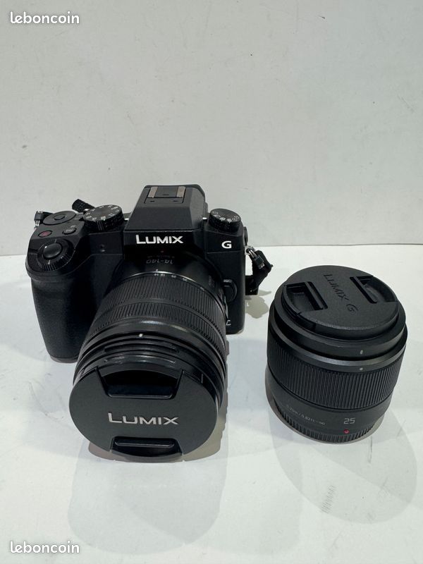 Appareil Photo Hybride Panasonic Lumix G7 + Objectifs 14-140 mm et 25m (image 1)