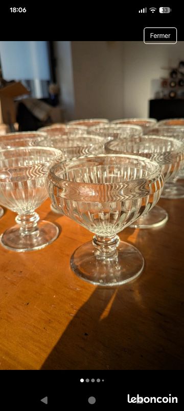 12 coupes à glace / bol dessert vintage (image 1)