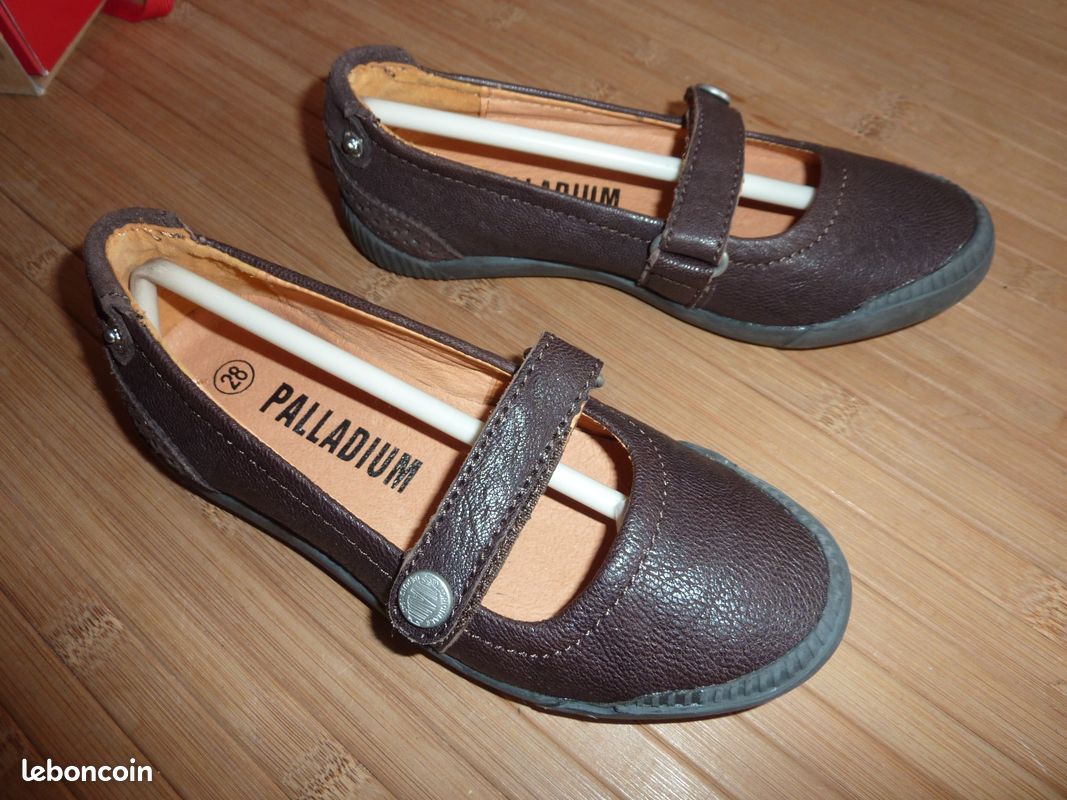 Ballerines PALLADIUM - Moka - T28 - Neuves (image 2)