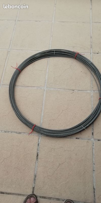 Câble acier galvanisé diamètre 6.5mm (image 1)