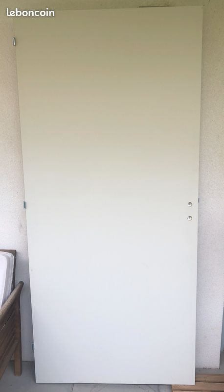 Bloc porte ispolane huisserie 72 mm H.204 x l.93 cm, poussant droit (image 2)