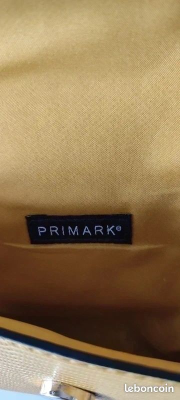 Petit sac à main Primark jaune / moutarde (image 14)