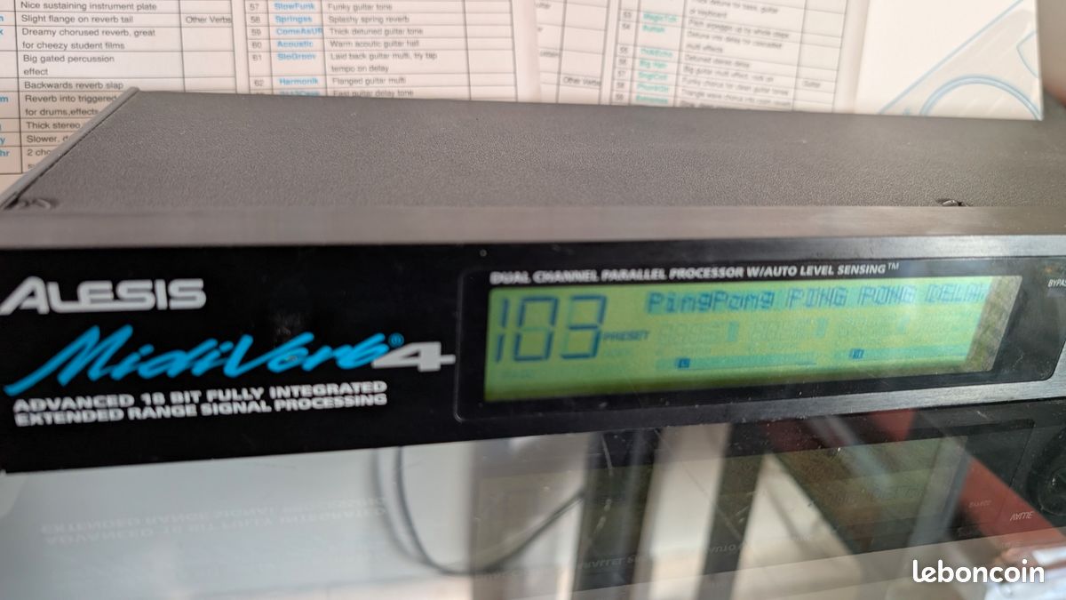 Alesis midiverb 4 18 bit delay reverb chorus (image 1)