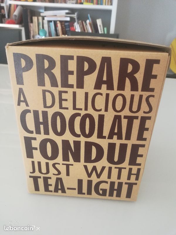 Fondue de chocolat à la bougie écologique (image 3)