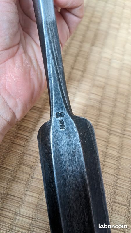 Ciseau à bois Japonais » OIRE NOMI » véritable de 3 mm - | Vente