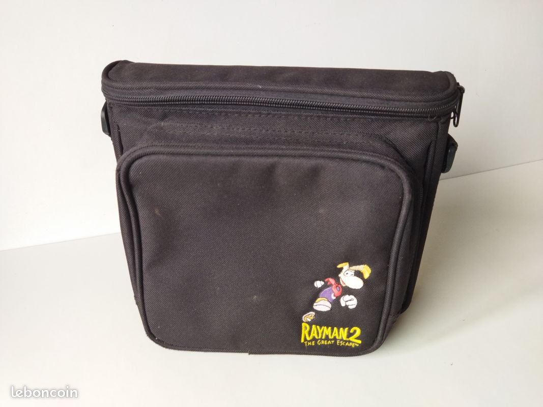 Sacoche De Transport Pour PS One Avec Rayman - Housse Flip Case