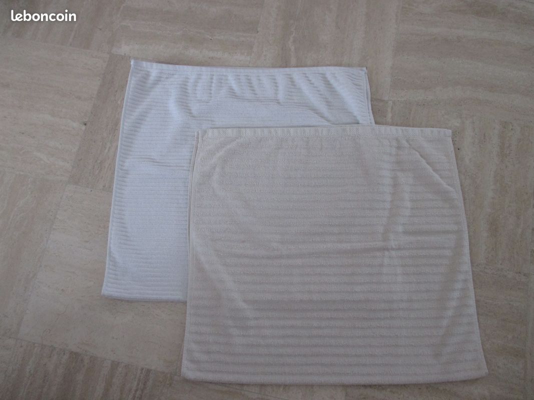 Serviettes de bain 70x128 cm en coton éponge (image 4)