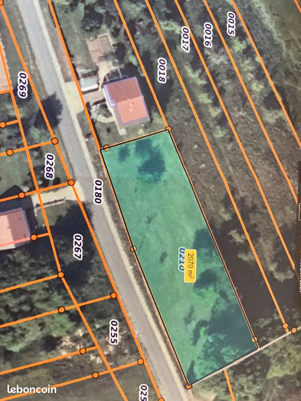 A vendre 1 terrain à bâtir de 667 m2 à Rémering les Puttelange