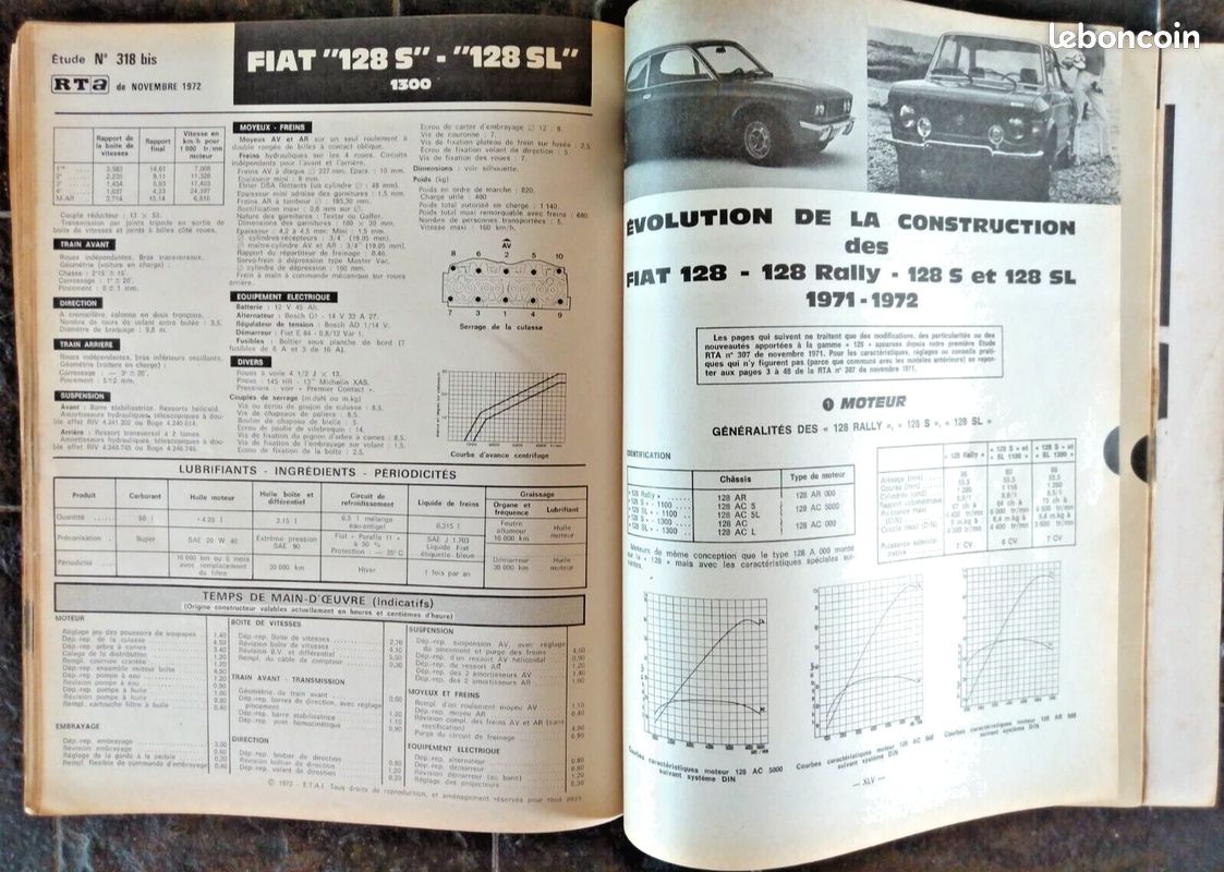 Revue Technique RENAULT 5 L et 5 TL (image 5)