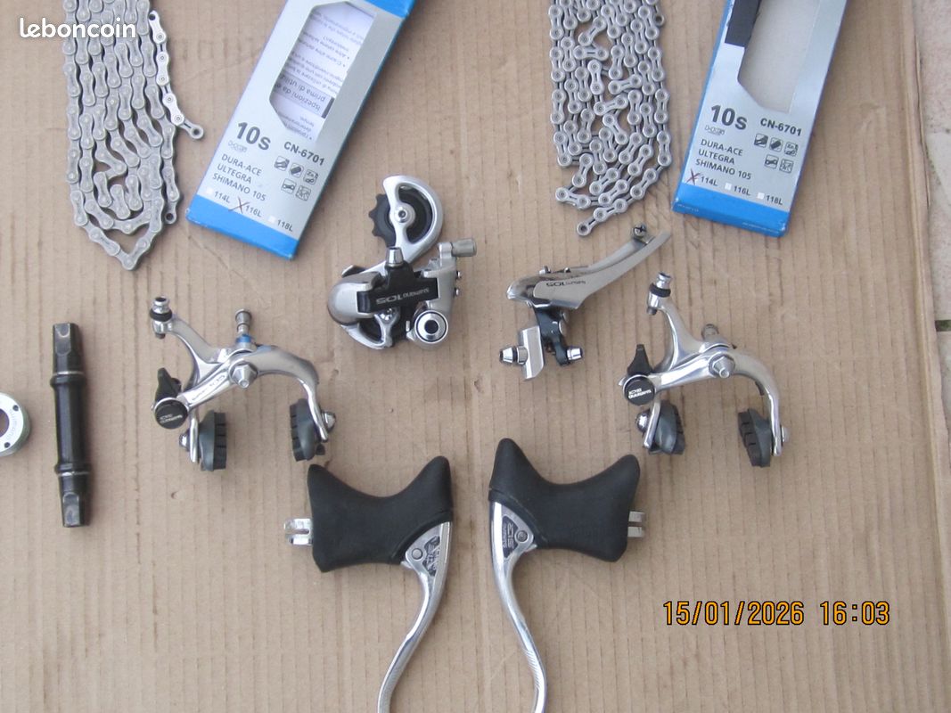 Pièces de vélo rétro NIB NOS housses de support Shimano 105 pour BL