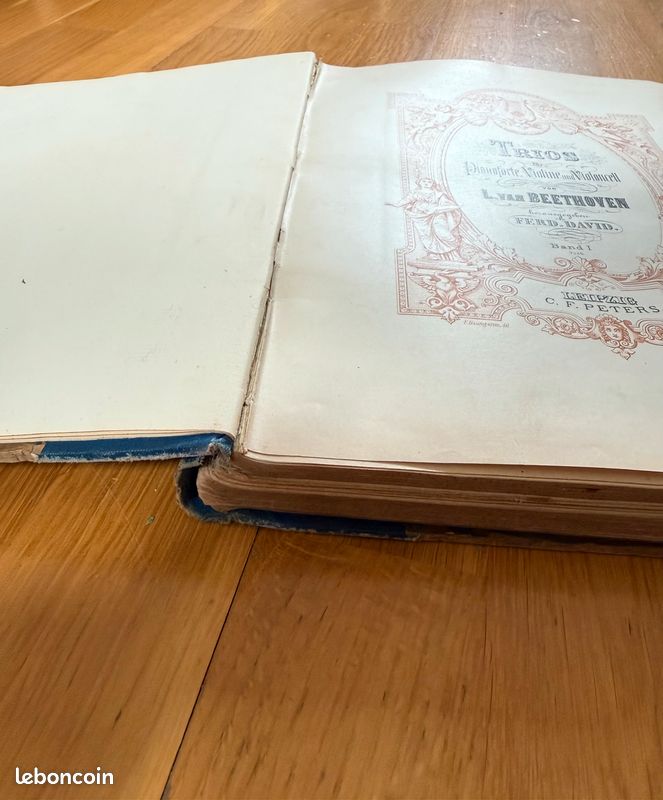 Partition ancienne - Beethoven - Trios pour piano, violon et violoncelle (image 5)
